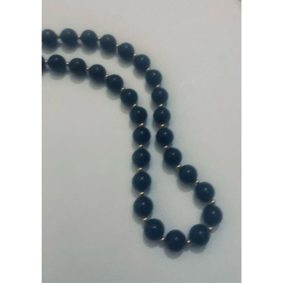 Pretty BLACK BEAD CHOKER NECKLACE - Picture 2 of 6